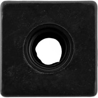 Ножка квадратная 400х25 мм сталь максимальная нагрузка 50 кг цвет белый