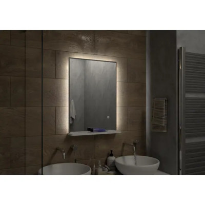 Зеркало для ванной Murano White с подсветкой 50x70 см
