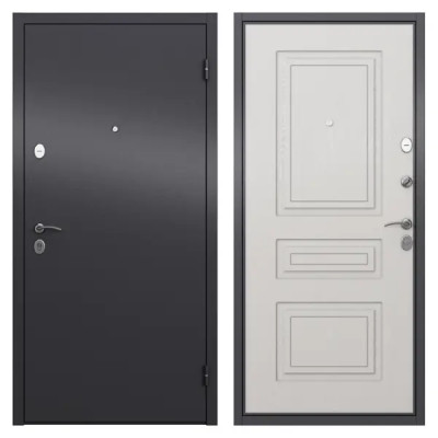 Дверь входная металлическая Берн 860 мм правая цвет мара беленый