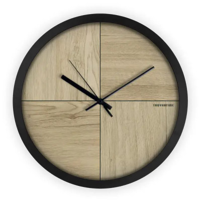 Часы настенные Нео-лофт ⌀30 см цвет коричневый