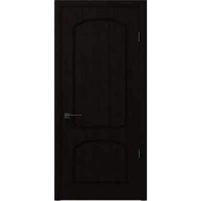 Дверь межкомнатная хелли глухая шпон цвет венге 90x200 см