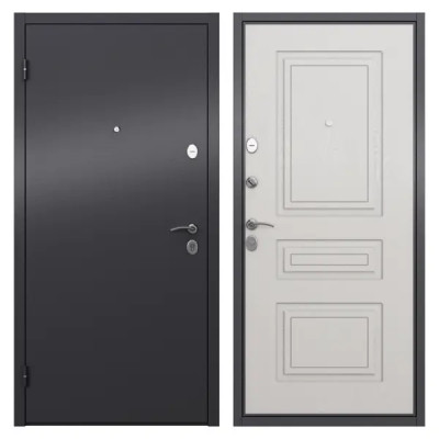 Дверь входная металлическая Берн 950 мм левая цвет мара беленый