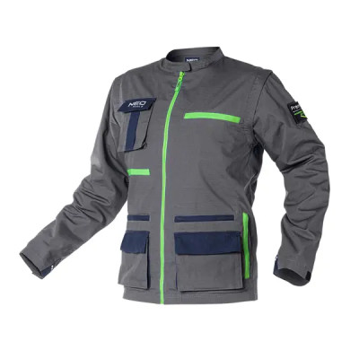 Куртка рабочая Neo Tools Premium цвет темно-синий/серый размер S/48 рост 175-178 см