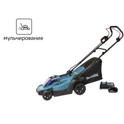 Газонокосилка аккумуляторная Makita DLM330RT 18 В 33 см АКБ и ЗУ входит в комплект