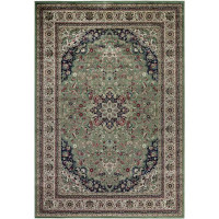 Ковер вискоза Isphahan 77801 Green 160x230 см цвет зеленый