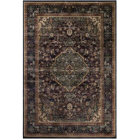 Ковер вискоза Isphahan 84332 Navy 160x230 см цвет синий