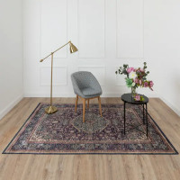 Ковер вискоза Isphahan 84332 Navy 160x230 см цвет синий