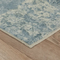 Ковер вискоза Isphahan 84387 S/l.Blue 65x135 см цвет голубой