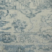 Ковер вискоза Isphahan 84387 S/l.Blue 65x135 см цвет голубой