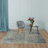 Ковер вискоза Isphahan 84387 S/l.Blue 65x135 см цвет голубой