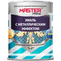 Эмаль универсальная Master Prime с металлическим эффектом цвет зелёный 4 л