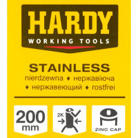 Шпатель малярный Hardy 0830-680020 200 мм, нержавеющая сталь, двухкомпонентная ручка