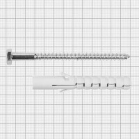 Дюбель потайной Standers PND L 14х100 мм, с шурупом 10х120 мм, нейлон, 4 шт.