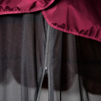 Чехол для садовых качелей с москитной сеткой 145x170x214 см бордовый