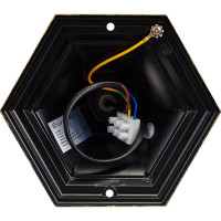 Уличный светильник Elektrostandard 1001S 60 Вт E27 IP33, цвет черное золото