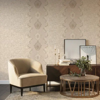 Обои флизелиновые Палитра Khiva бежевые 1.06 м PL71772-24