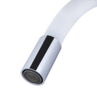 Смеситель для кухни Siena с гибким изливом цвет белый