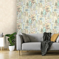 Обои флизелиновые Profi Deco бежевые 1.06 м ЭР60371-04