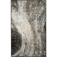 Ковер вискоза Рим 809X 75х150 см цвет серый