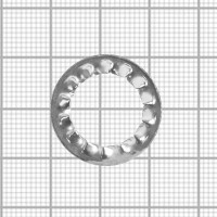 Шайба стопорная с внутренними зубьями Tech-Krep DIN6798J М14, 1 шт.