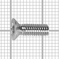 Винт потайной Tech-Krep DIN965 М4x12 мм Torx, 6 шт.