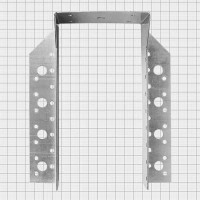 Опора бруса раскрытая OBR R 100x200x1.8