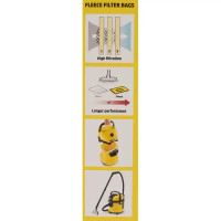 Мешки тканевые для пылесоса Karcher WD 2 Plus/WD 3 19 л, 4 шт.
