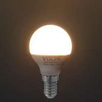 Лампа Volpe Е14 6 Вт шар матовая 600 Лм теплый свет