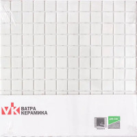 Мозаика Pietra Opalite Blanco стекломасса 31.1x4.9 см цвет белый