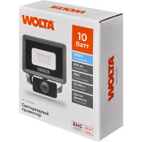 Прожектор Wolta WFL-10W/06S 900 Лм с датчиком движения