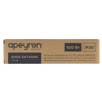 Блок питания для светодиодов Apeyron 24 В 100 Вт