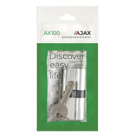 Цилиндр AX100/70 35х35 мм, ключ/ключ, цвет хром