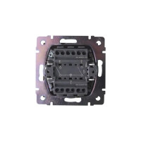 Выключатель Werkel 2 клавиши цвет глянцевый никель