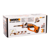 Пила сабельная аккумуляторная Worx WP892E, 20 В, АКБ и ЗУ в комплекте