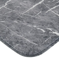 Коврик для ванной комнаты Swensa Marble 80x50 см цвет тёмно-серый