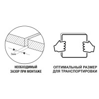 Фанера ФК 6 мм шлифованная 760x760 мм сорт 2/4 0.578 м²