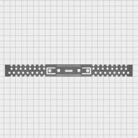 Подвес прямой профилей оцинкованная сталь 275х30х0.4 мм 50 шт