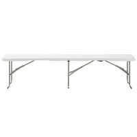 Скамья складная 183x43x28 см сталь/пластик