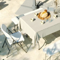 Скамья складная 183x43x28 см сталь/пластик