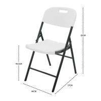Стул складной 57x83x46 см сталь/пластик