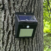 Светильник светодиодный уличный Duwi Solar LED на солнечных батареях 4Вт 6500К 150Лм IP65 датчик движения черный