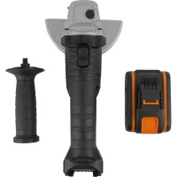 УШМ аккумуляторная бесщеточная Worx WX812.2, 20 В Li-ion 4 Ач 125 мм