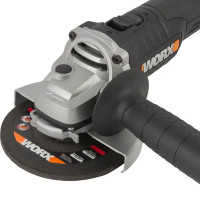 УШМ аккумуляторная бесщеточная Worx WX812.2, 20 В Li-ion 4 Ач 125 мм