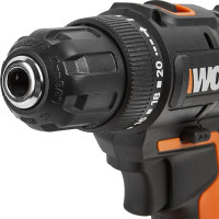 Дрель-шуруповерт аккумуляторная Worx WX100, 20 В Li-ion 1x2 Ач