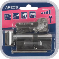 Цилиндровые механизмы Apecs Pro LM-68(31/37C)-C-NI 68 мм, ключ/вертушка, цвет никель