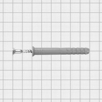 Дюбель-гвоздь потайной Tech-krep SM-L 8x60 мм полипропиленовый 10 шт.