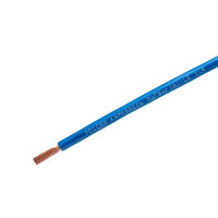 Кабель Камкабель ПУГВ 1x4 мм на отрез ГОСТ цвет синий