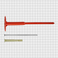 Дюбель теплоизоляционный Sormat ФЗД-1 x 8x195 мм 50 шт.