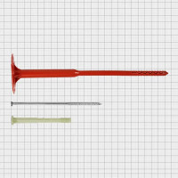 Дюбель теплоизоляционный Sormat ФЗД-1 x 8x235 мм 50 шт.