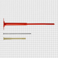 Дюбель теплоизоляционный Sormat ФЗД-1 x 8x255 мм 50 шт.